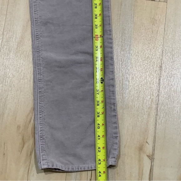 J crew city fit Matchstick skinny leg corduroy pants Womens Sz 30T Gray - Picture 7 of 7
